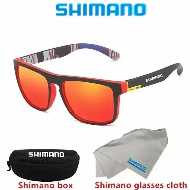 Shimano Polarized Sunglasses UV400 Protection for Men and Women Outdoor Hunting Fishing Driving Bicycle Sunglasses Optional Box - LOCKDEALZ