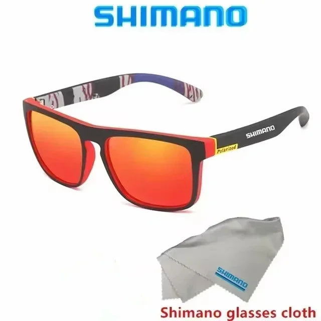 Shimano Polarized Sunglasses UV400 Protection for Men and Women Outdoor Hunting Fishing Driving Bicycle Sunglasses Optional Box - LOCKDEALZ