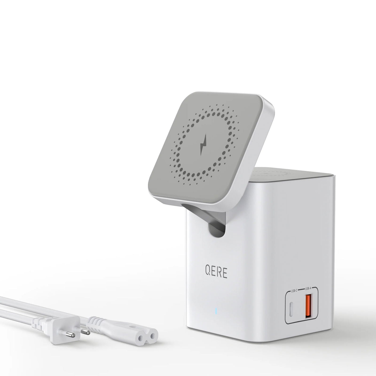 Wireless Charger QERE Mobile Phone Magnetic Station Fast Charging Safe Multi-functional Portable Foldable Mini  Wireless Charger - LOCKDEALZ