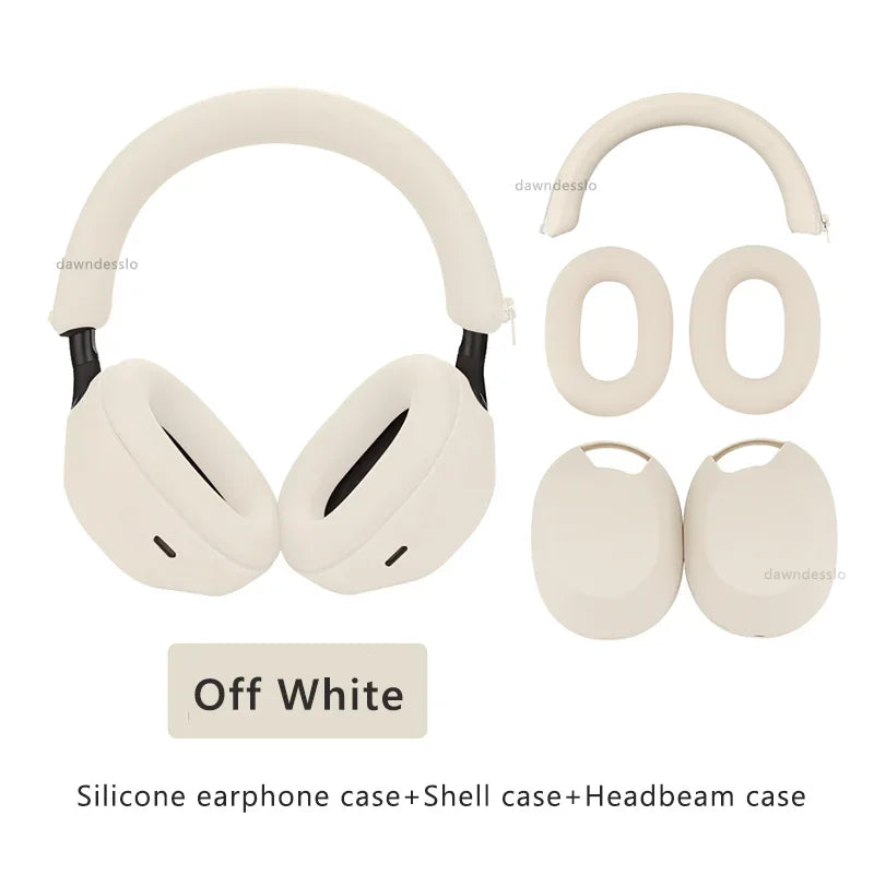 for Sony WH-1000XM5 Headphone Case Earphone Silicone Protective Cover For XM5 Headset Headbeam Protector Sleeve - LOCKDEALZ