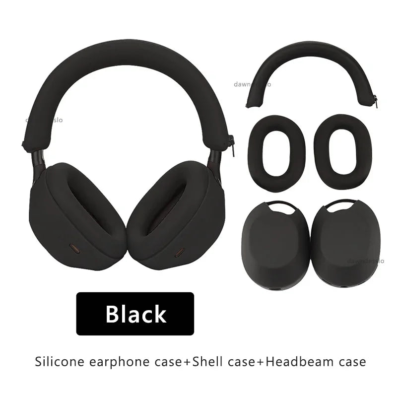 for Sony WH-1000XM5 Headphone Case Earphone Silicone Protective Cover For XM5 Headset Headbeam Protector Sleeve - LOCKDEALZ