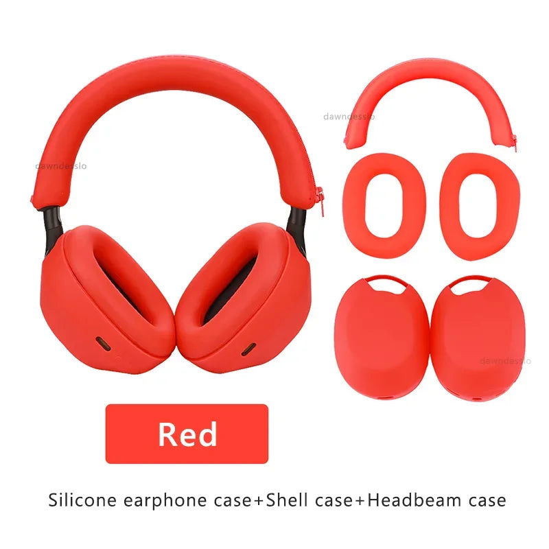 for Sony WH-1000XM5 Headphone Case Earphone Silicone Protective Cover For XM5 Headset Headbeam Protector Sleeve - LOCKDEALZ