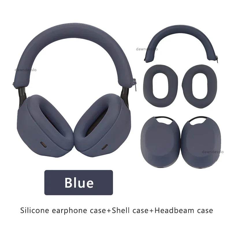 for Sony WH-1000XM5 Headphone Case Earphone Silicone Protective Cover For XM5 Headset Headbeam Protector Sleeve - LOCKDEALZ